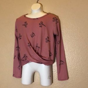 Pink Dinosaur Blouse